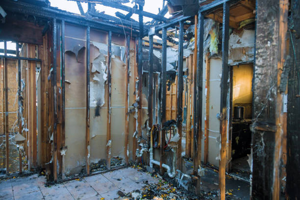 Professional Emergency Fire Cleanup technician working in Benjamin, UT